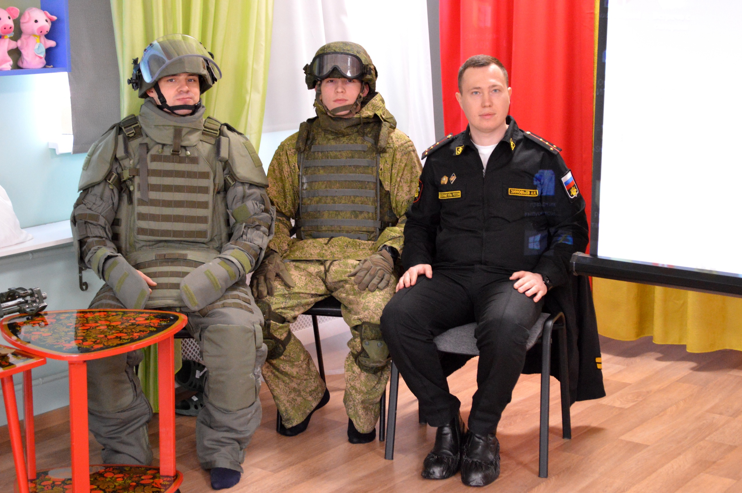 Встреча детей с героями СВО.